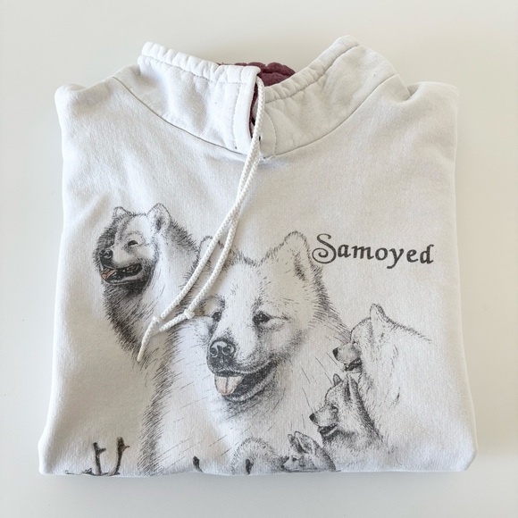 Vintage Samoyed Dog Sweater - Picture 9 of 10